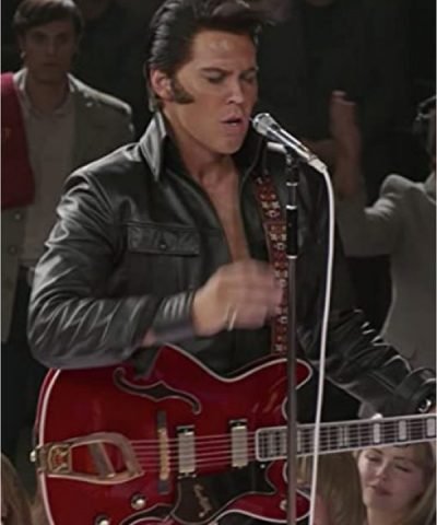 Elvis 2022Austin Butler Leather Jacket