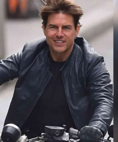 Ethan Hunt Mission Impossible 7 Tom Cruise Leather Jacket