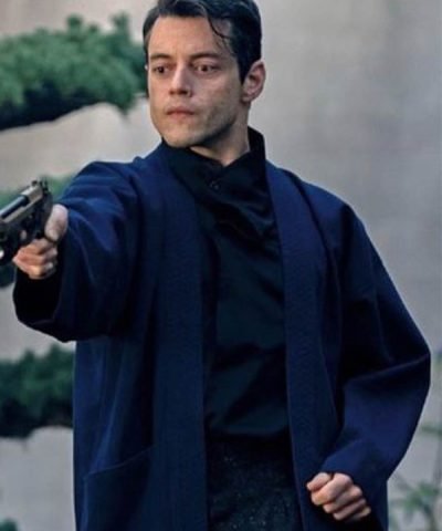 Lyutsifer Safin No Time to Die Rami Malek Blue Coat