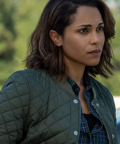 Monica Raymund Hightown Jackie Quiñones Quilted Jacket