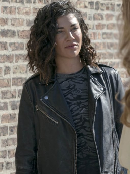 Nessa Shameless Jessica Szohr Leather Jacket