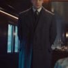 Bouc Murder on the Orient Express Tom Bateman Grey Wool Coat