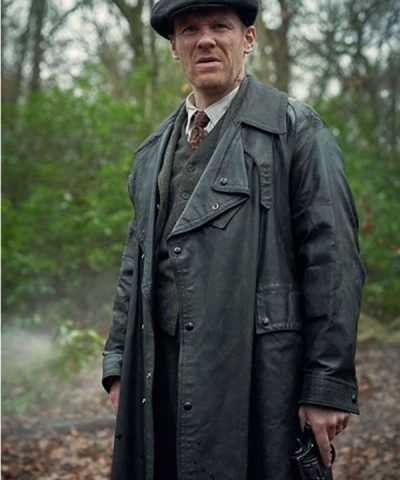 Jimmy McCavern Peaky Blinders Brian Gleeson Leather Coat