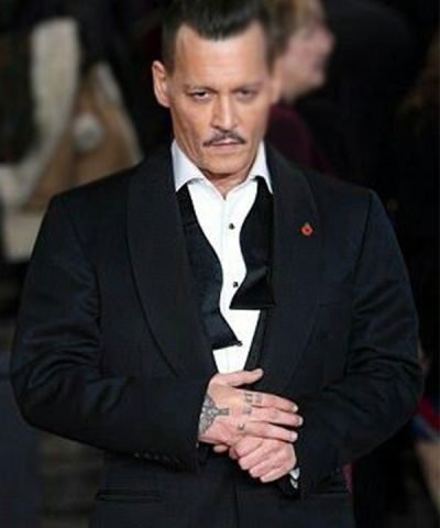 Johnny Depp Murder on the Orient Express Black Coat