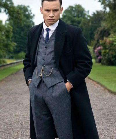 Michael Gray Peaky Blinders Finn Cole Black Trench Coat