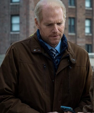 Scott Anderson Suspicion 2022 Noah Emmerich Brown Jacket