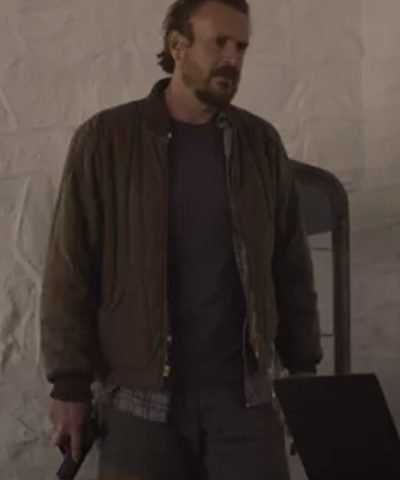 Windfall 2022 Jason Segel Brown Jacket