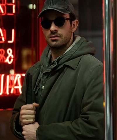 Daredevil Charlie Cox Cotton Trench Coat