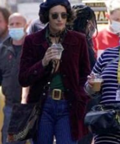 Phoebe Waller Indiana Jones Bridge Maroon Coat