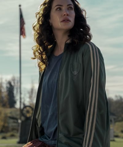 Kate Siegel Midnight Mass Green Jacket