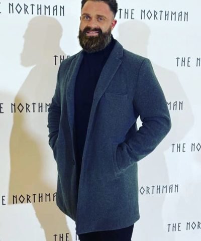 The Northman Hrólfur Split-Lip Wool Coat