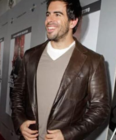 Eli Roth Inglourious Basterds Brown Leather Coat