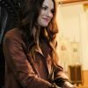 Danneel Ackles TV Series Supernatural Brown Trench Coat