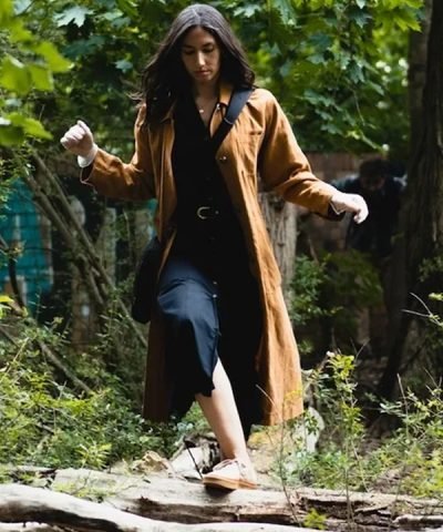 TV Series Nothingman Julie Millaud Brown Trench Coat