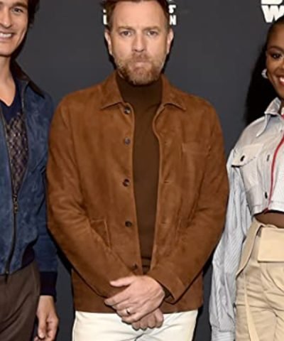 Ewan McGregor TV Series Obi-Wan Kenobi Brown Leather Jacket