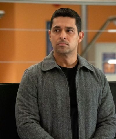 Wilmer Valderrama NCIS Grey Wool Jacket