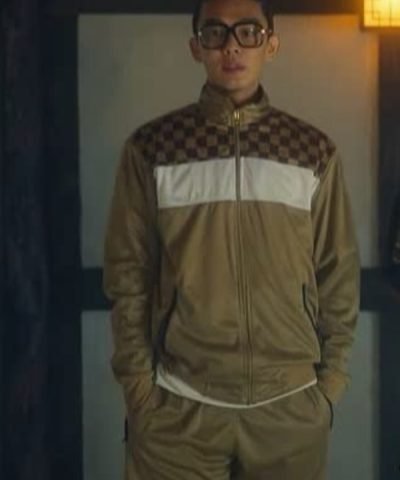 Yoo Ah-in Seoul Vibe 2022 Brown Tracksuit