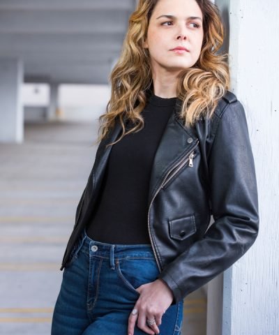 The Flock 2022 Natalie Hurt Black Leather Jacket