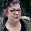 Taskmaster Jo Brand Green Cotton Shearling Jacket