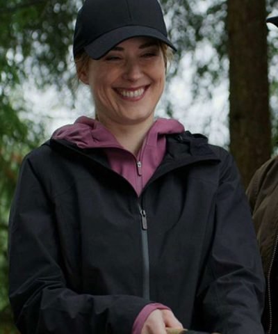 Alexandra Breckenridge Virgin River Season 2 Black Cotton Jacket