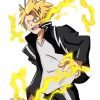 My Hero Academia Tasuku Hatanaka Black Leather Jacket