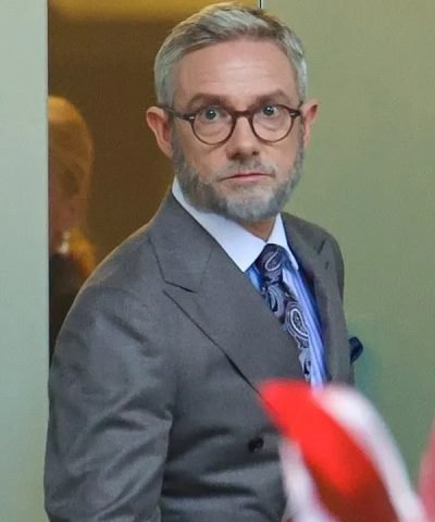 Black Panther Wakanda Forever 2022 Martin Freeman Grey Suit