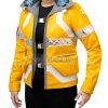 Cyberpunk 2077 Edgerunners David Martinez Yellow Leather Jacket