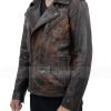 Vince Brown Leather Jacket