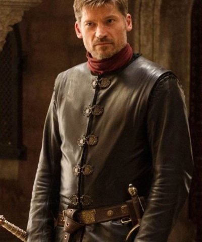 Nikolaj Coster-Waldau Game of Thrones Black Leather Jacket