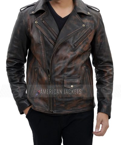 Ed Skrein Leather Jacket