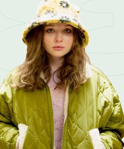 Zoe Margaret Colletti Only Murders in the Building Green Quilted Jacket