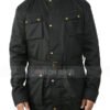 Jack Lowden TV Series Slow Horses Black Cotton Jacket