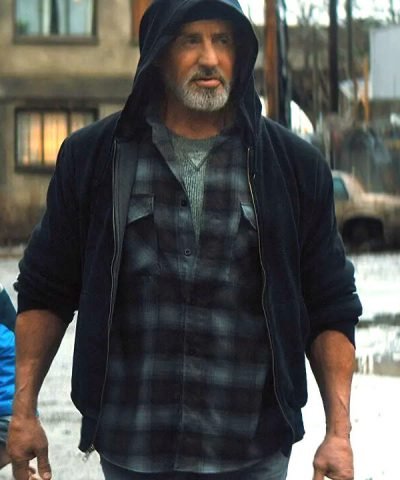 Samaritan 2022 Sylvester Stallone Black Hoodie