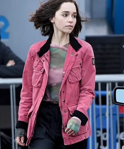 TV Series Secret Invasion Emilia Clarke Pink Jacket