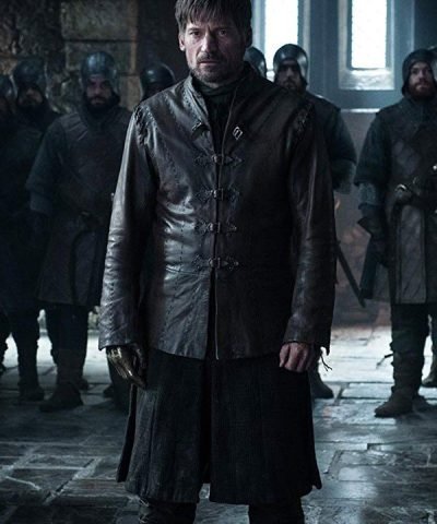 Nikolaj Coster-Waldau Game of Thrones Black Leather Jacket