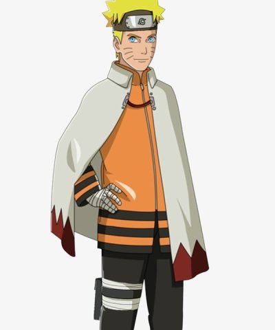 Boruto Naruto Next Generations Uzumaki 7th Hokage Orange Cotton Jacket