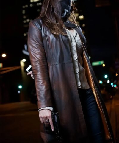 Women’s Watch Dogs Brown Trench Coat