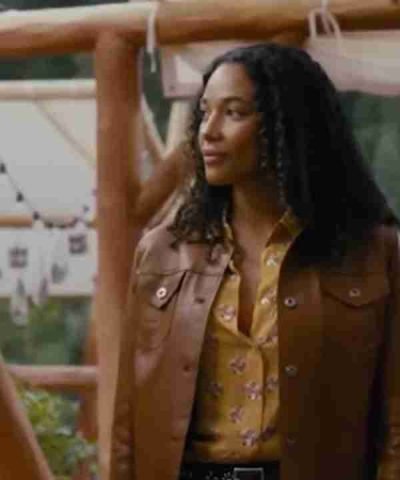 TV Series Big Sky S03 Kylie Bunbury Brown Leather Jacket