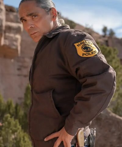 Dark Winds S01 Zahn McClarnon Brown Cotton Jacket