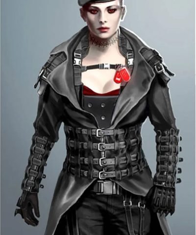 Video Game Syndicate 2012 Emma Thalos Leather Coat