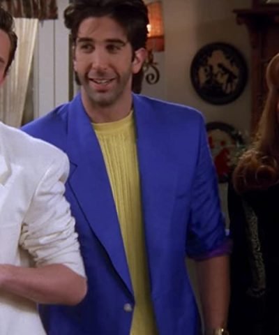 David Schwimmer Friends TV Series Blue Blazer