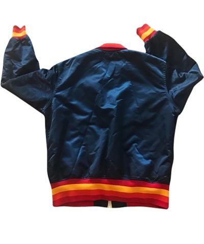 Houston Astros 1980 Bomber Blue Jacket