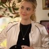 Rebecca Rittenhouse Season 01 Maggie White Bomber Jacket