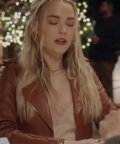 Rebecca Rittenhouse TV Series Maggie S01 Biker Leather Jacket