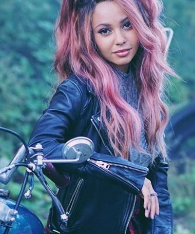 Riverdale TV Series Vanessa Morgan Black Leather Jacket