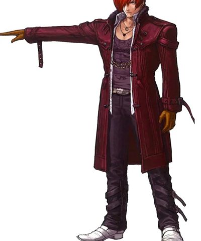 Iori Yagami The King of Fighters XIV Costume Red Leather Coat