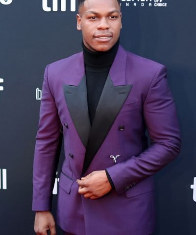 The Woman King John Boyega Event Night Purple Suit