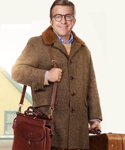 A Christmas Story Christmas 2022 Peter Billingsley Brown Wool Coat