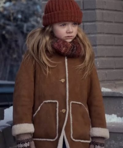 A Christmas Story Christmas Julianna Layne Brown Shearling Hooded Jacket