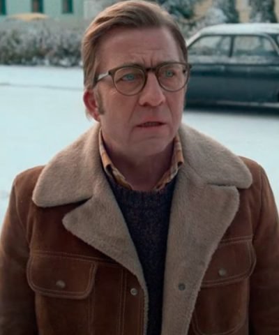 A Christmas Story Christmas Peter Billingsley Shearling Suede Leather Jacket